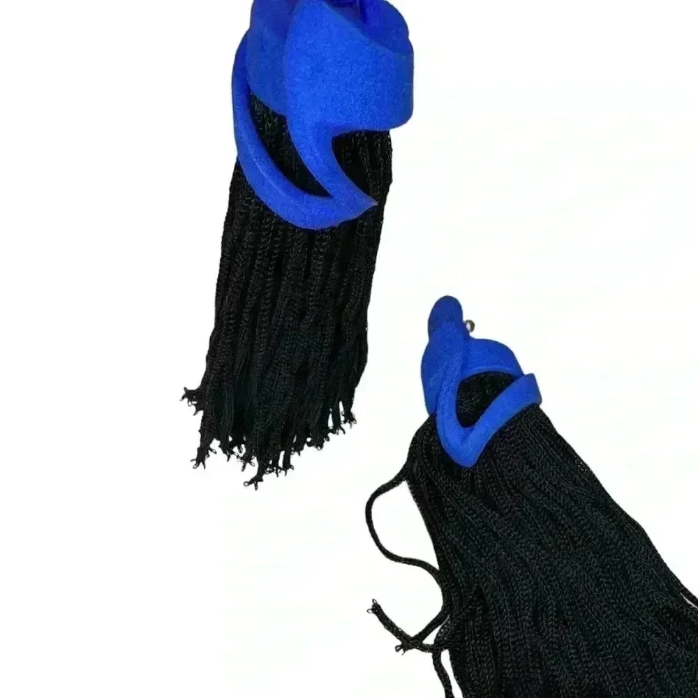 New Blue tassel earrings piemer stud dangle earrings women’s jewelry